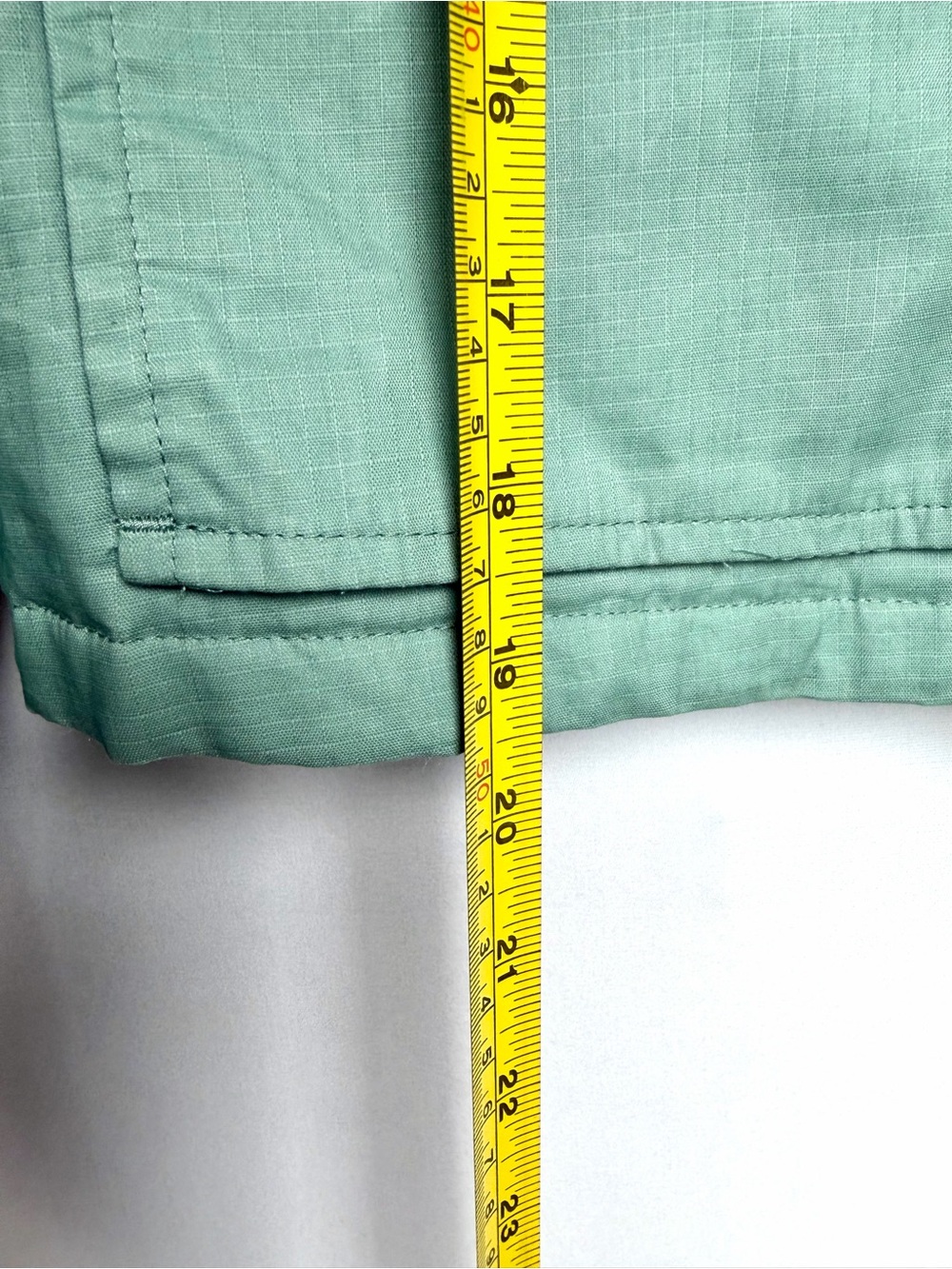J. Crew Cropped Barn Jacket Ripstop Cotton Smoky Seaglass Green Sz S Primaloft - Picture 13 of 16